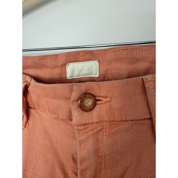 MOTHER Women's Skinny Jeans in Coral Never Worn - Picture 10 of 10